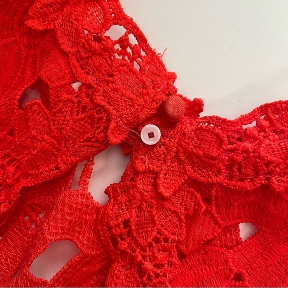 ASTR the Label Lace Red Romper Size Small - Picture 13 of 13